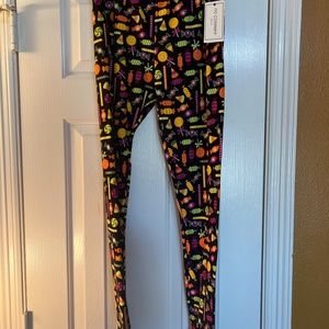 Juniors' Halloween Print Leggings - NWT